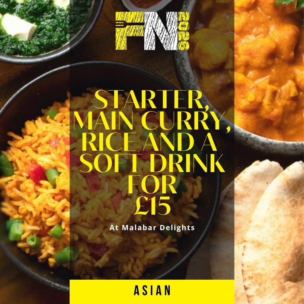 Malabar Delights £15 Forknight Offer Graphic